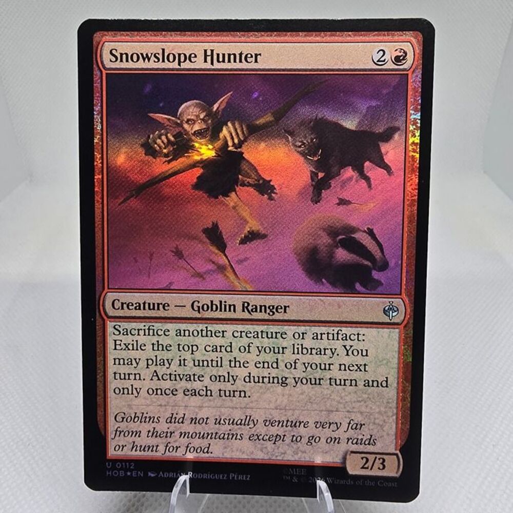 Snowslope Hunter #112 The Hobbit Magic The Gathering